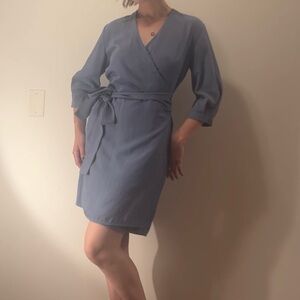 Everlane mini wrap dress. Excellent condition